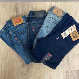 Levis and Polo Jeans size 4/4t